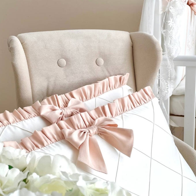 Lenjerie Patut Bebe Copii 6 piese Baby King ivory (8)